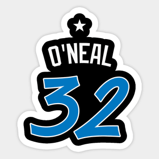 Shaq Magic Jersey Sticker